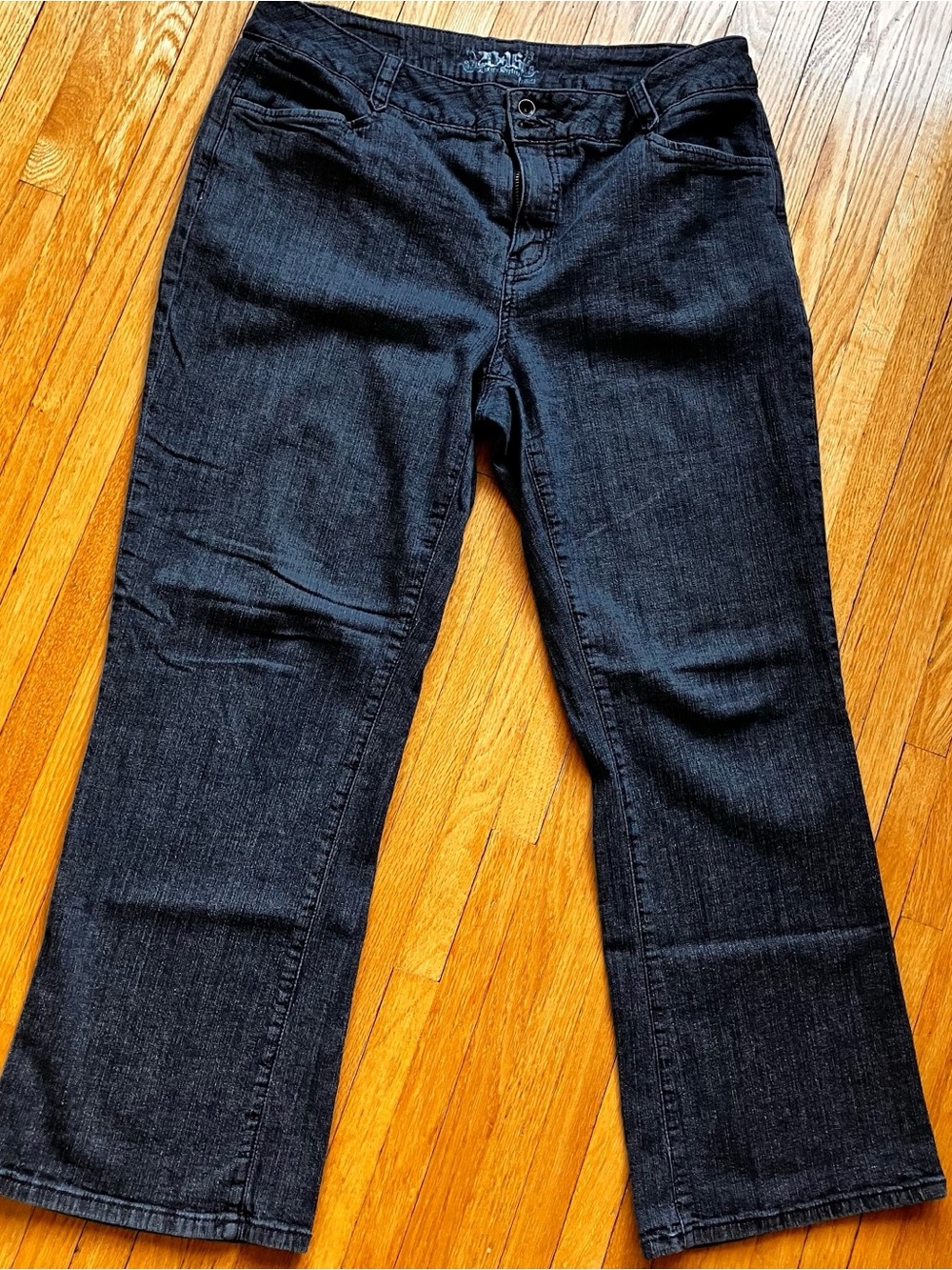 2016 Parasuco Black Flare Jeans classic mid rise streetwear comfy